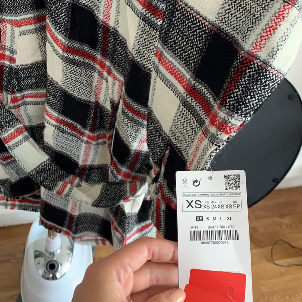 Zara basic plaid dress - Picture 4 of 4